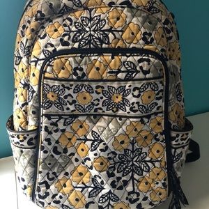 Yellow paisley Vera Bradley backpack
